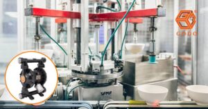 Bơm màng khí nén trong sản xuất gạch men