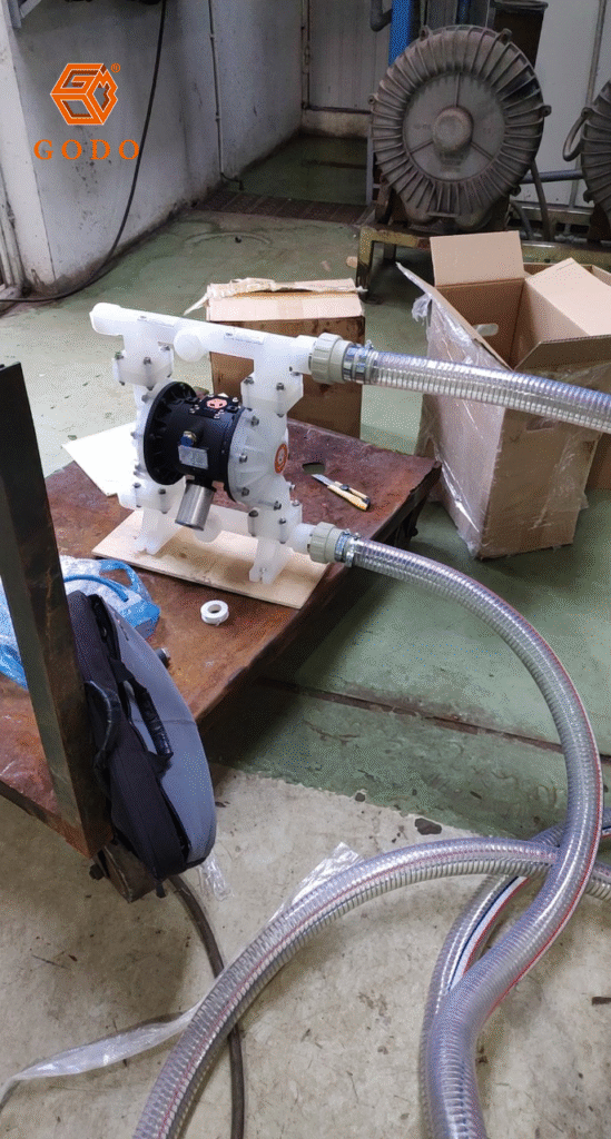 Hướng dẫn sử dụng máy bơm màng khí nén